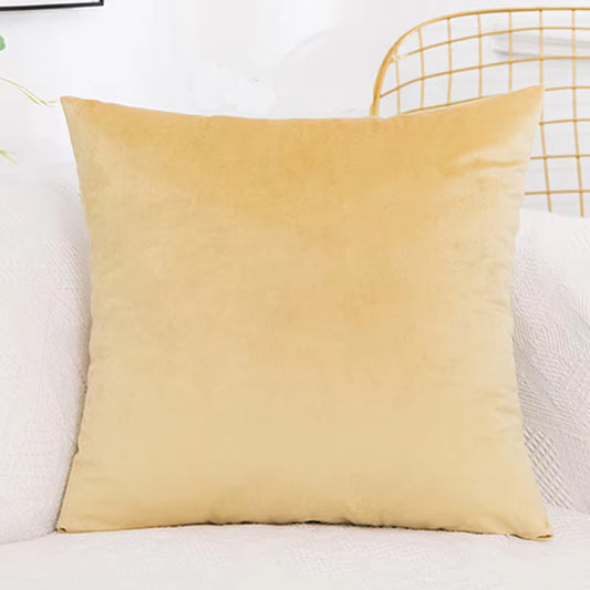 Ice Velvet Throw Pillows Cover Solid Color Cushion Cover 45*45Cm Pillowslip Sofa Car Decor Pillow Case Soft Woven Home Supplies