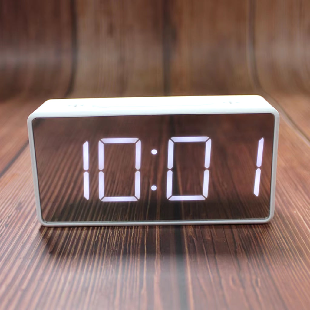 Led Digital Alarm Clock Bedside Desk Table Electronic Clock Battery Operated Mute Luminous Alarm Clock