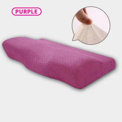 Memory Foam Pillow Orthopedic Pillow Cooling Gel Orthopedic Bed Pillow Reversible Sleep Butterfly Shaped Health Care Pillow