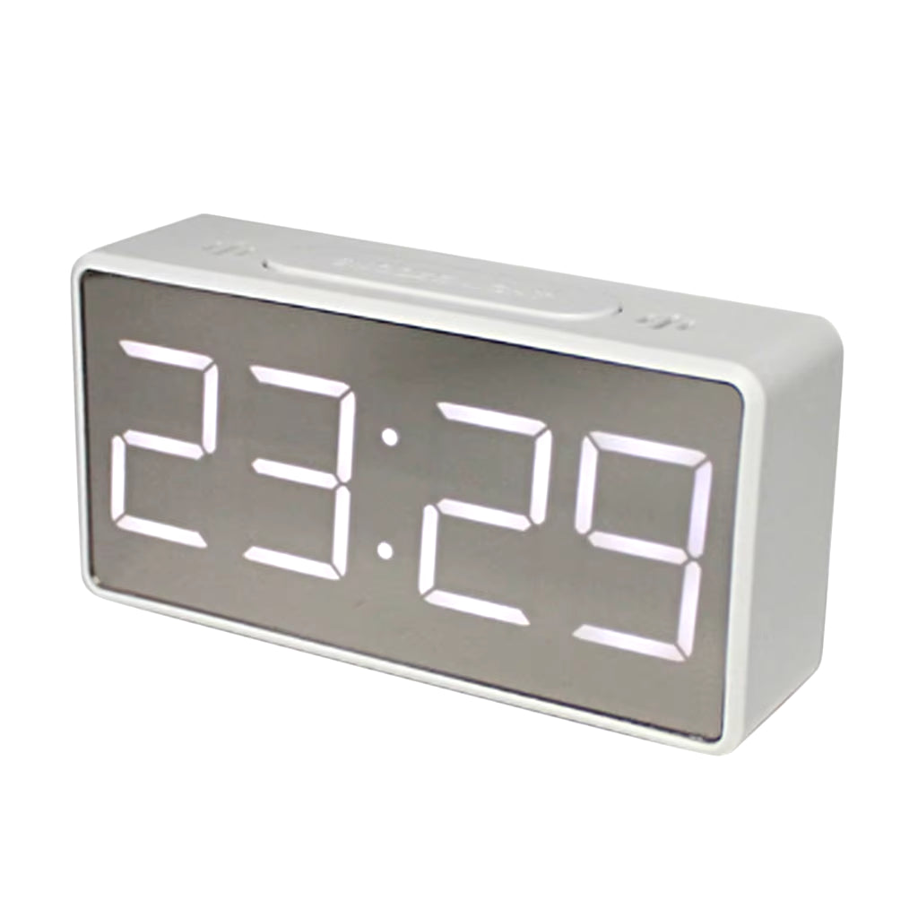 Led Digital Alarm Clock Bedside Desk Table Electronic Clock Battery Operated Mute Luminous Alarm Clock